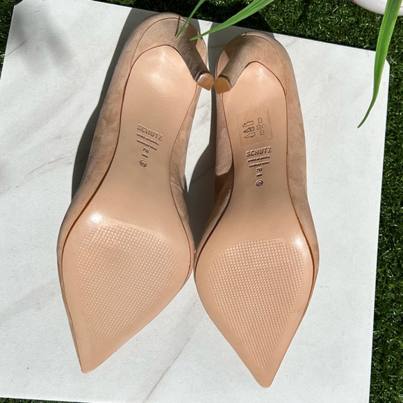 SCHUTZ Lou Pointed Toe Pump Women Nubuck  Pump size 7B NEW - Picture 12 of 16